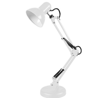 HOME&OFFICE DESK LAMP PIXXAR E27 WHITE METAL BASE+CLAMP WITHOUT BULB 5301670 VITO