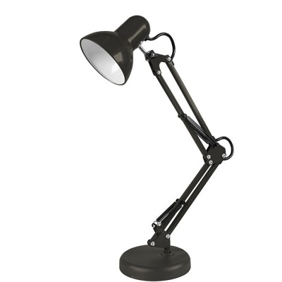 HOME&OFFICE DESK LAMP PIXXAR E27 BLACK METAL BASE+CLAMP WITHOUT BULB 5301660 VITO
