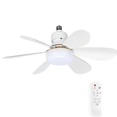 CEILING FAN WITH LED LAMP FANLUX-A6 15W 3xCCT (3000K/4500K/6500K) 1275Lm 52CM WHITE REMOTE 2027720 VITO