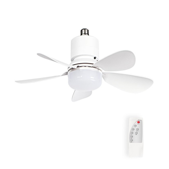 CEILING FAN WITH LED LAMP FANLUX-B5 6W 6500K 510Lm 42CM WHITE REMOTE 2027730 VITO