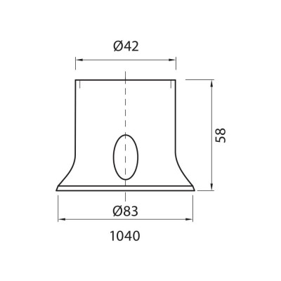 Фасунга декоративна 1040/B Фасунга декоративна 1040/B