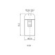 Фасунга термопластична K/38/T210/VB