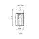 Фасунга термопластична K/38/F/T210/B
