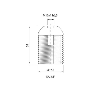 Фасунга термопластична K/78/F/T210/B Фасунга термопластична K/78/F/T210/B