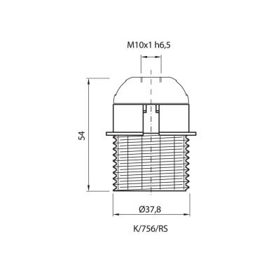 Фасунга термопластична K/756/RS/T210/N Фасунга термопластична K/756/RS/T210/N