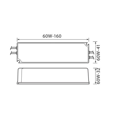 LED захранване SPD SLIM LED DRIVER ∙ 60W ∙ IP67 LED захранване SPD SLIM LED DRIVER ∙ 60W ∙ IP67