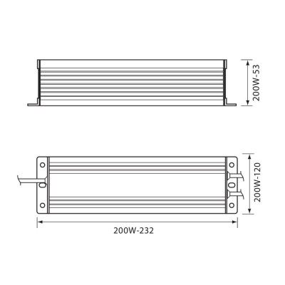 LED захранване PPD POWER LED DRIVER ∙ 200W ∙ IP67 LED захранване PPD POWER LED DRIVER ∙ 200W ∙ IP67