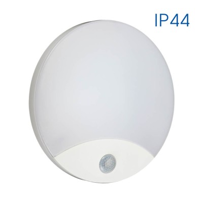 LED аплик със сензор за движение LIMA LED 10W SR16 ∙ бял ∙ IP44