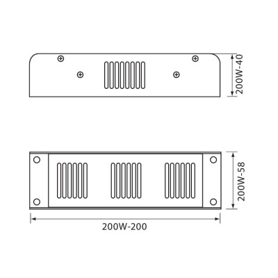 LED захранване SMPD LED DRIVER ∙ 200W LED захранване SMPD LED DRIVER ∙ 200W