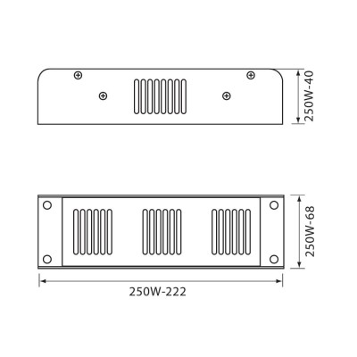 LED захранване SMPD LED DRIVER ∙ 250W LED захранване SMPD LED DRIVER ∙ 250W