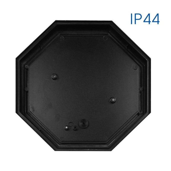 Плафониера BERLIN ∙ 1 x E27 ∙ черен ∙ IP44