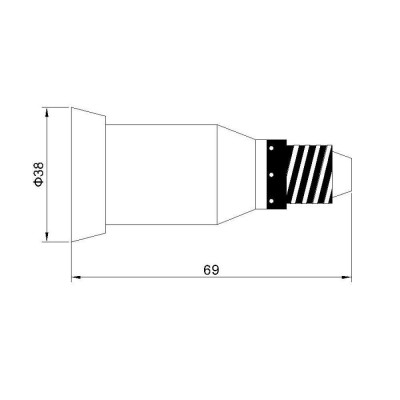 Преходник от E14 към Е27 Преходник от E14 към Е27