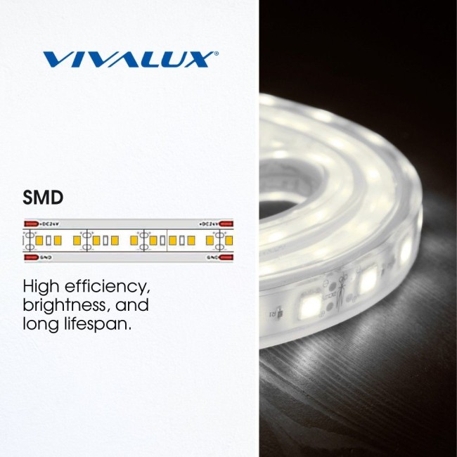 LED лента BAND LED ∙ 120 SMD2835 ∙ 6400K ∙ 5м