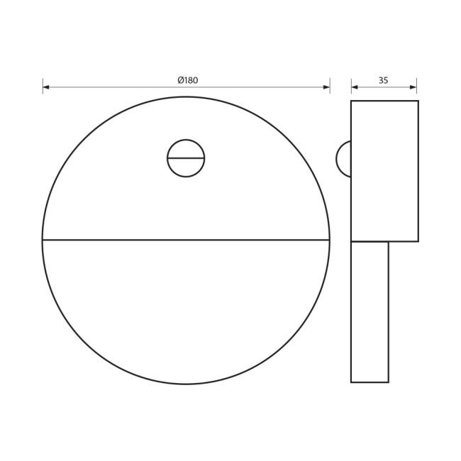 LED аплик със сензор за движение AURA LED ∙ 10W ∙ SR14 ∙ IP54