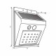 Соларен LED аплик със сензор PIN SOLAR LED ∙ 0.55W ∙ 110lm ∙ PIR ∙ 4000K ∙ IP44