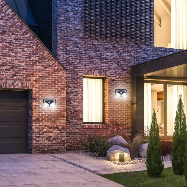 Соларен LED аплик със сензор VAST SOLAR LED ∙ 0.7W ∙ 150lm ∙ PIR ∙ 4000K ∙ IP44