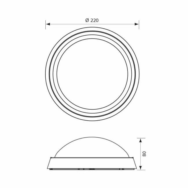 LED плафониера POLKA LED ∙ 18W ∙ бял ∙ 4000K ∙ IP54 LED плафониера POLKA LED ∙ 18W ∙ бял ∙ 4000K ∙ IP54