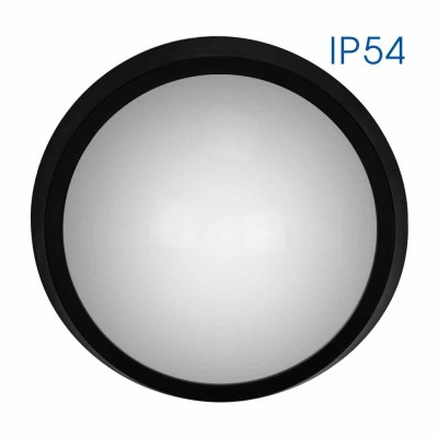 LED плафониера POLKA LED ∙ 18W ∙ черен ∙ 4000K ∙ IP54