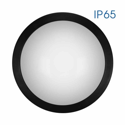 LED плафониера MEZZO/R LED ∙ 18W ∙ черен ∙ 4000K ∙ IP65
