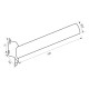 Рогатка за стена REX WALL ARM